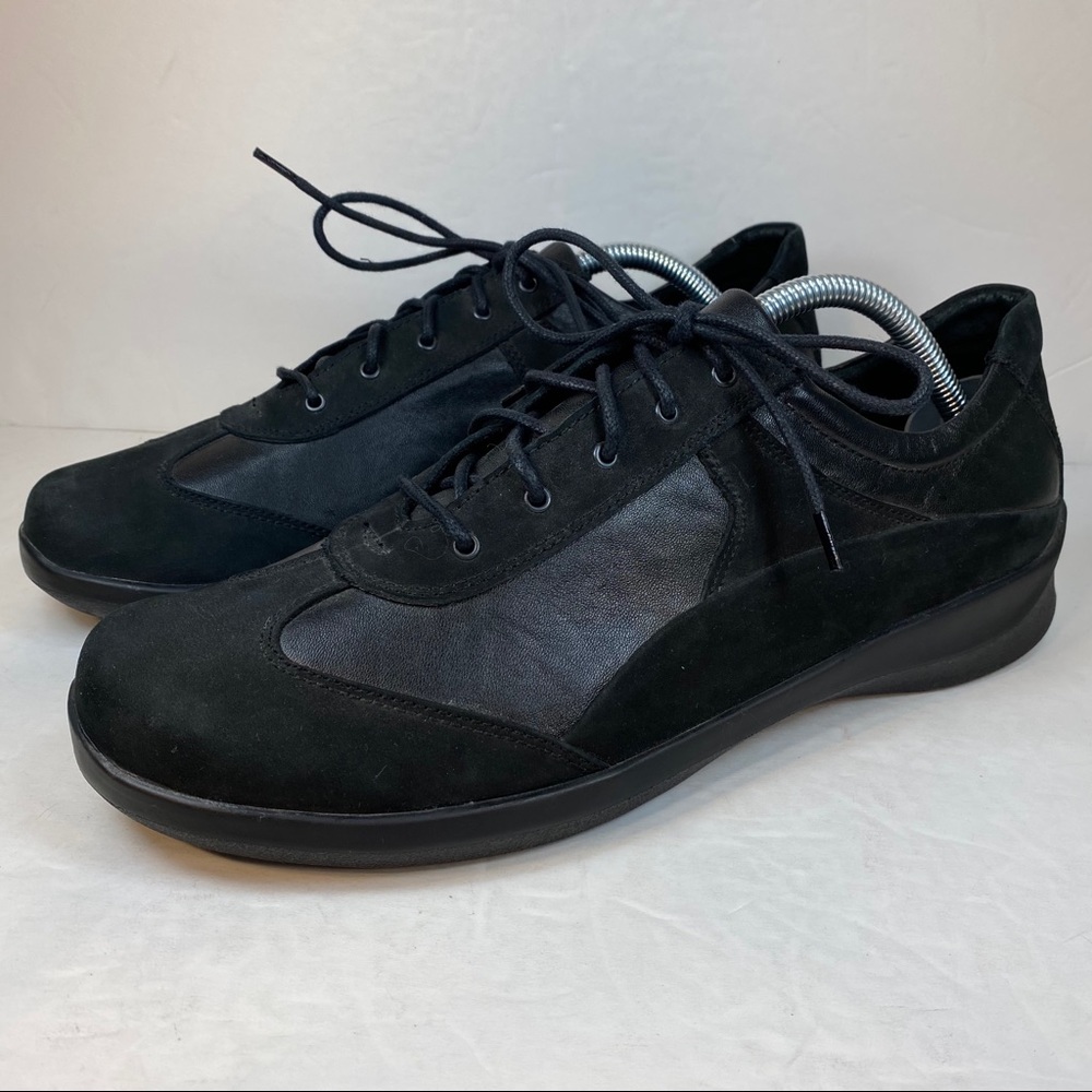Aetrex Leather Suede Walking Lace Up Shoes 12 Wide